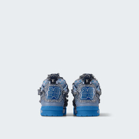 Louis Vuitton Skate Sneaker Blue Swarovski Monogram