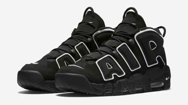 Nike Air More Uptempo Black/White