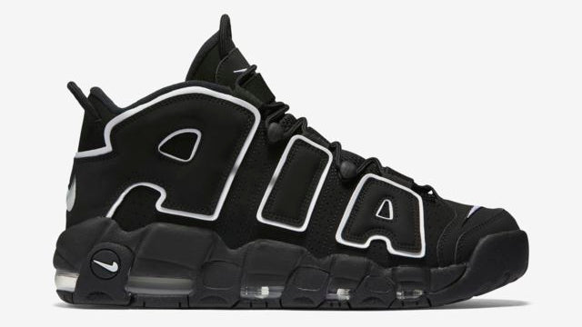 Nike Air More Uptempo Black/White