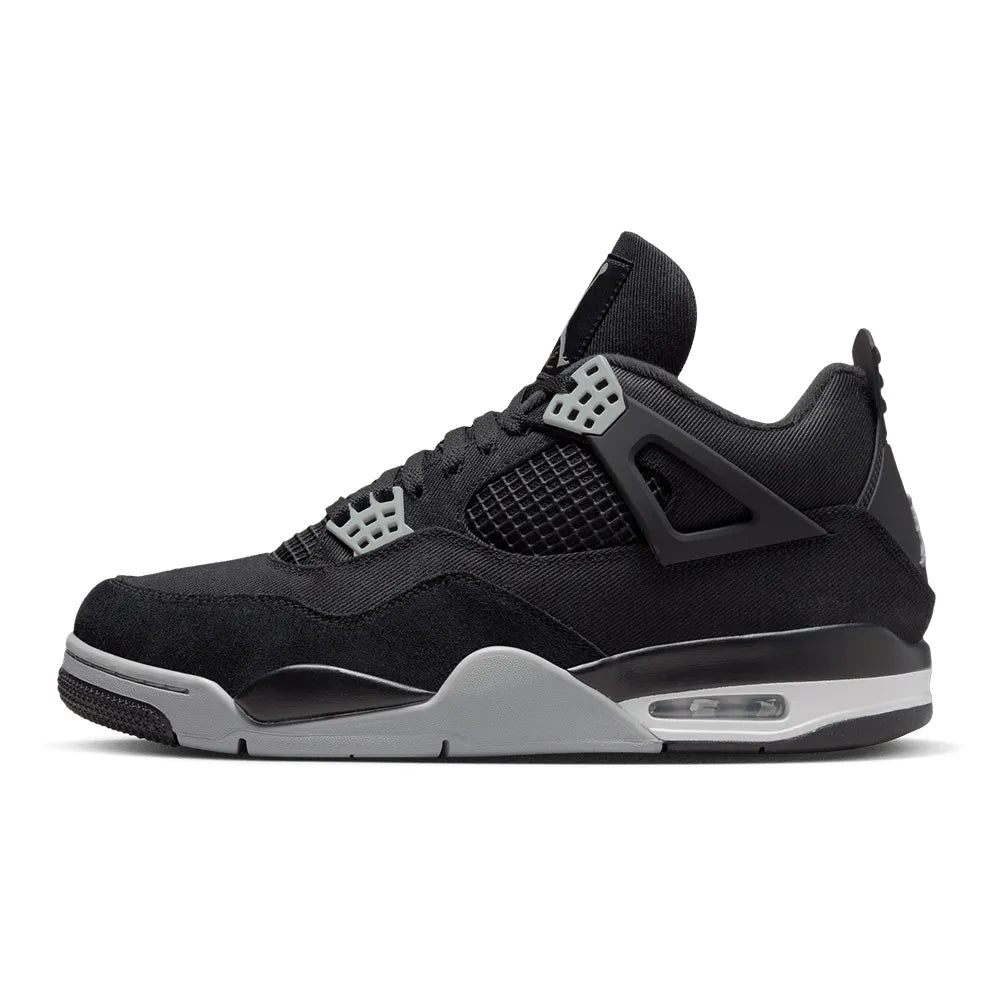 Nike Air Jordan 4 Retro 'Black Canvas'