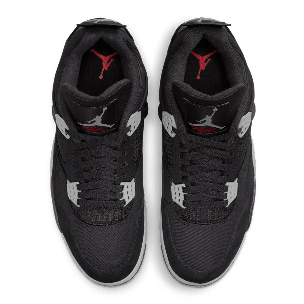 Nike Air Jordan 4 Retro 'Black Canvas'