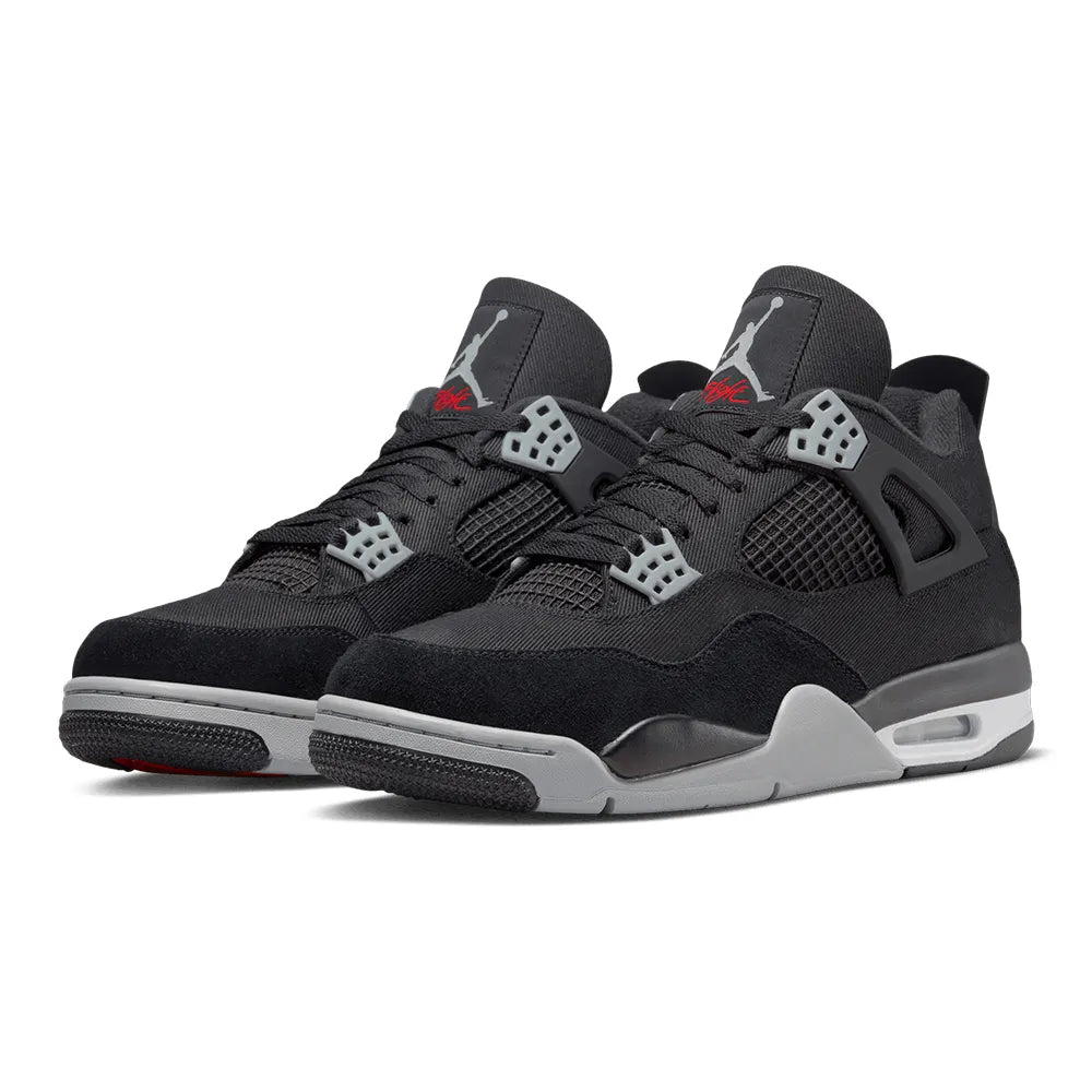 Nike Air Jordan 4 Retro 'Black Canvas'