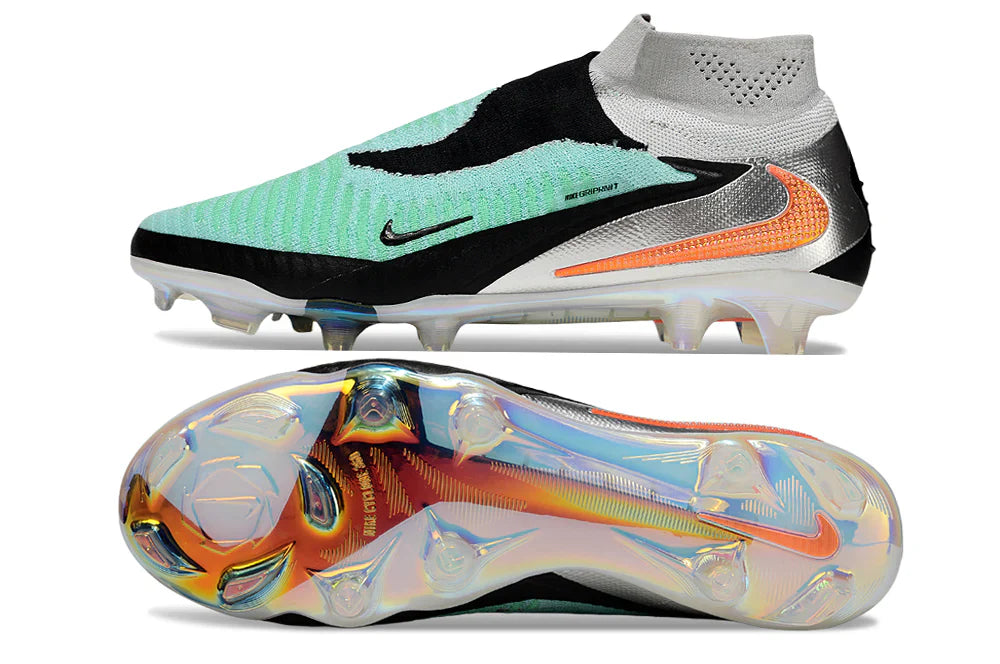Chuteira Nike Phantom GX 6 Elite FG - Azul e Branco