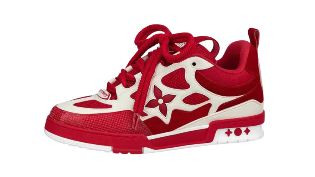 Louis Vuitton LV Skate Sneaker Red White