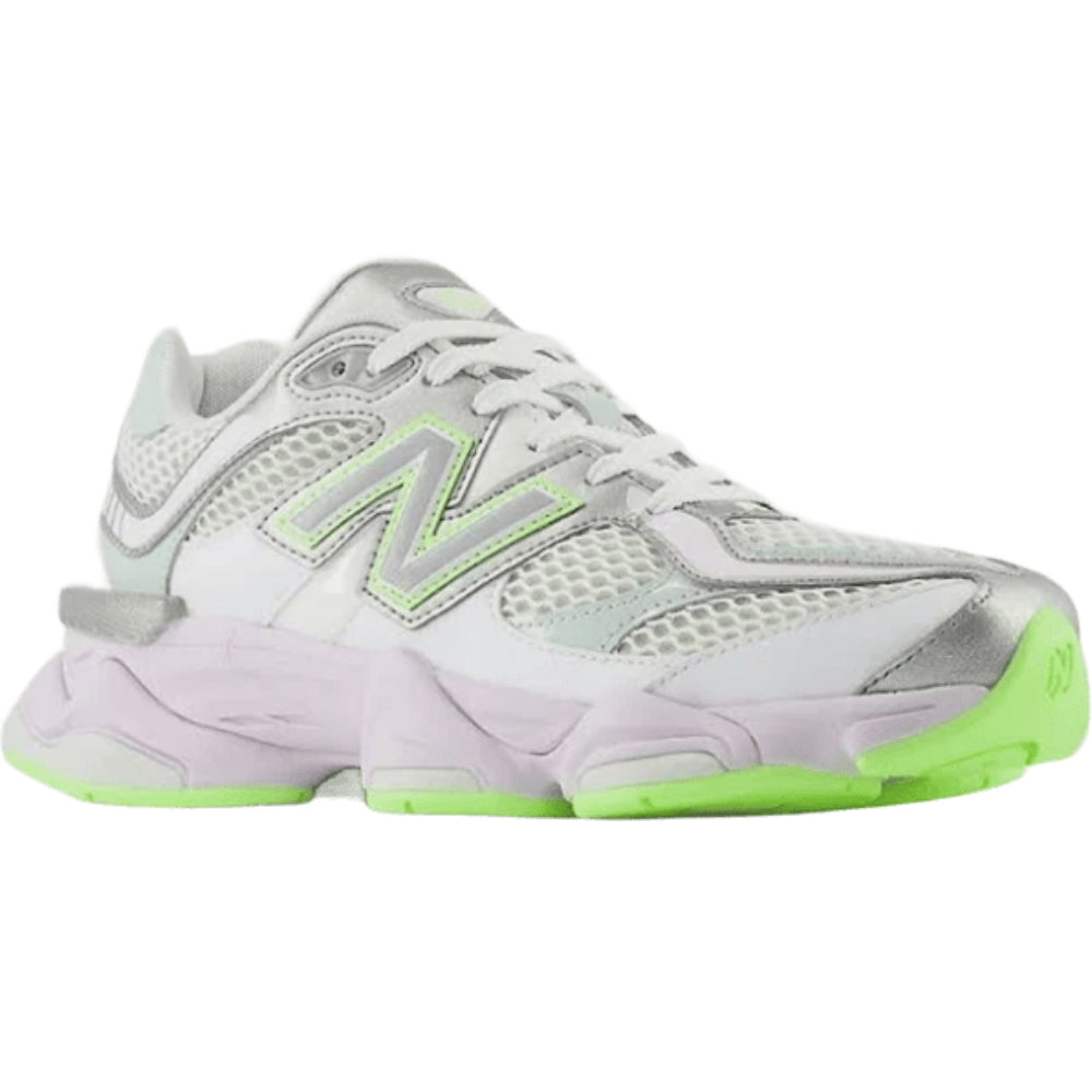 New Balance 9060 White Silver Metalic Taro