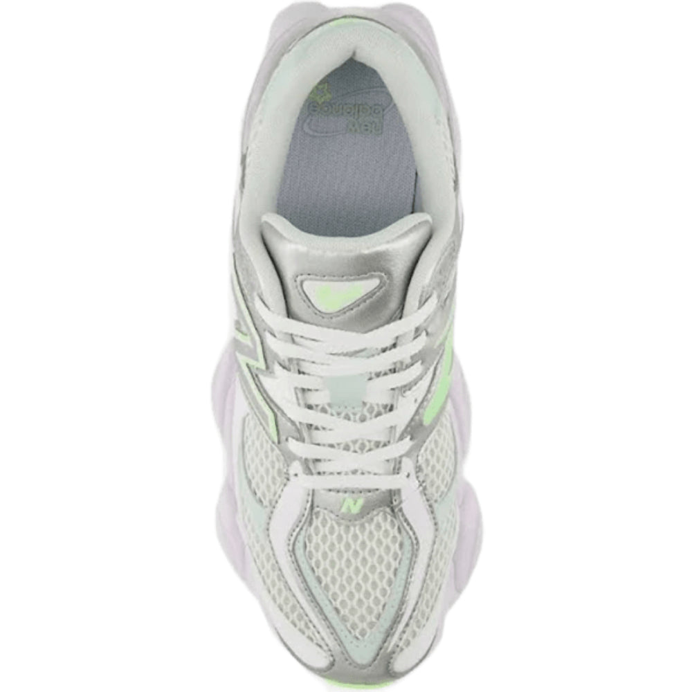 New Balance 9060 White Silver Metalic Taro