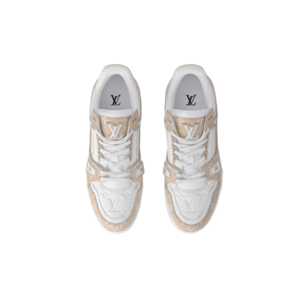 Louis Vuitton Trainer Beige White