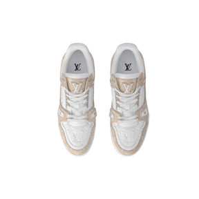 Louis Vuitton Trainer Beige White