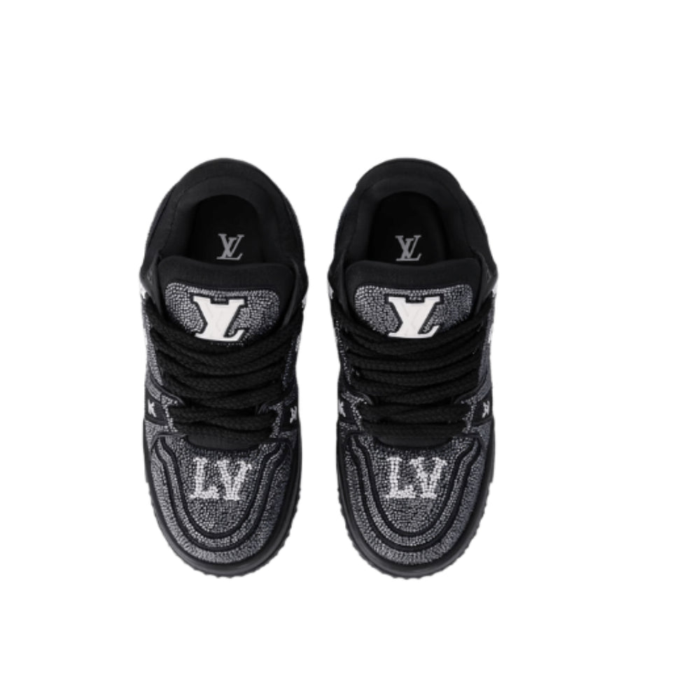 Louis Vuitton Black Crystal 'LV Trainer Maxi'