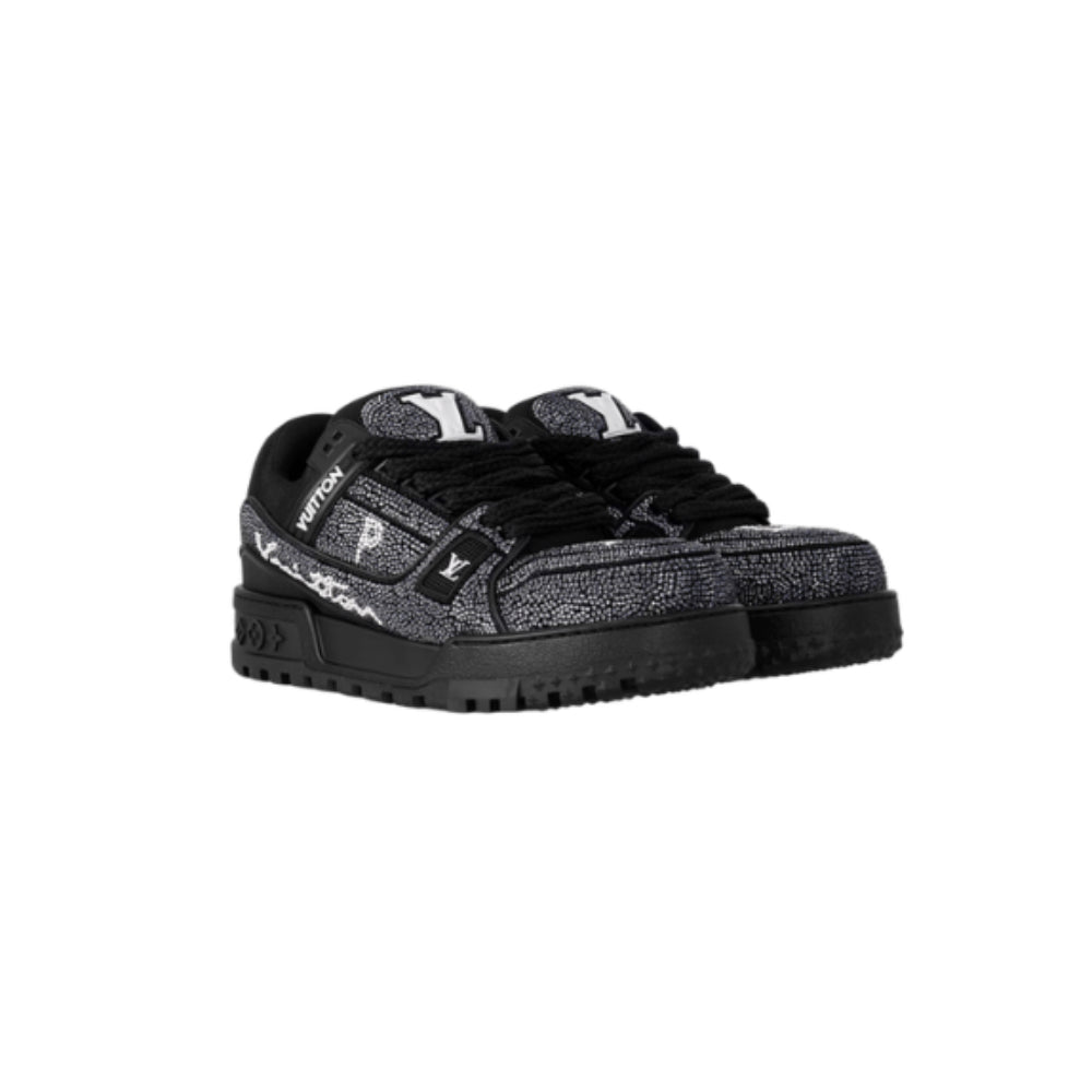 Louis Vuitton Black Crystal 'LV Trainer Maxi'