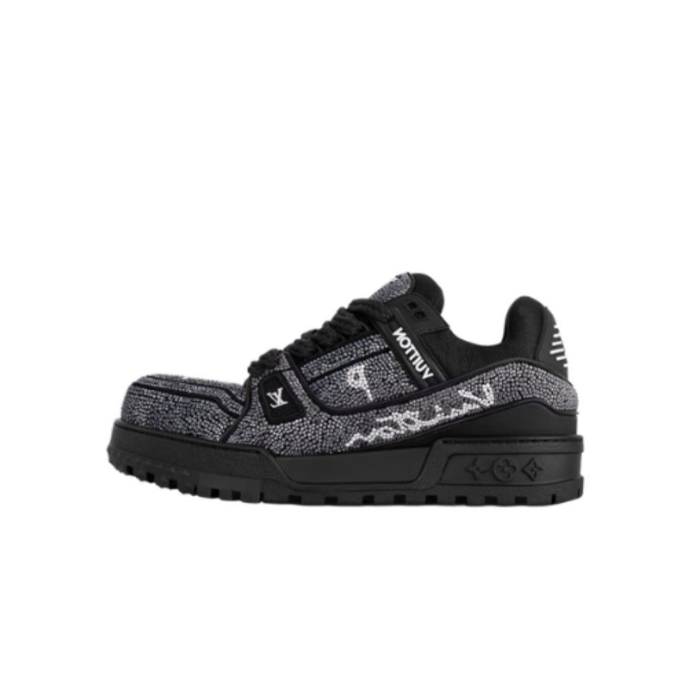 Louis Vuitton Black Crystal 'LV Trainer Maxi'