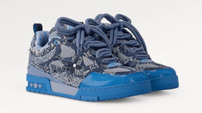 Louis Vuitton Skate Sneaker Blue Swarovski Monogram