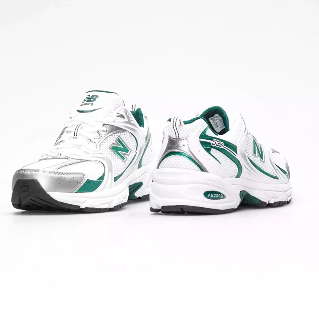 New Balance 530 White Nightwatch Green