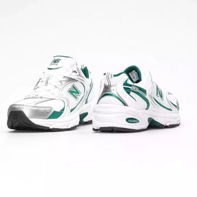 New Balance 530 White Nightwatch Green
