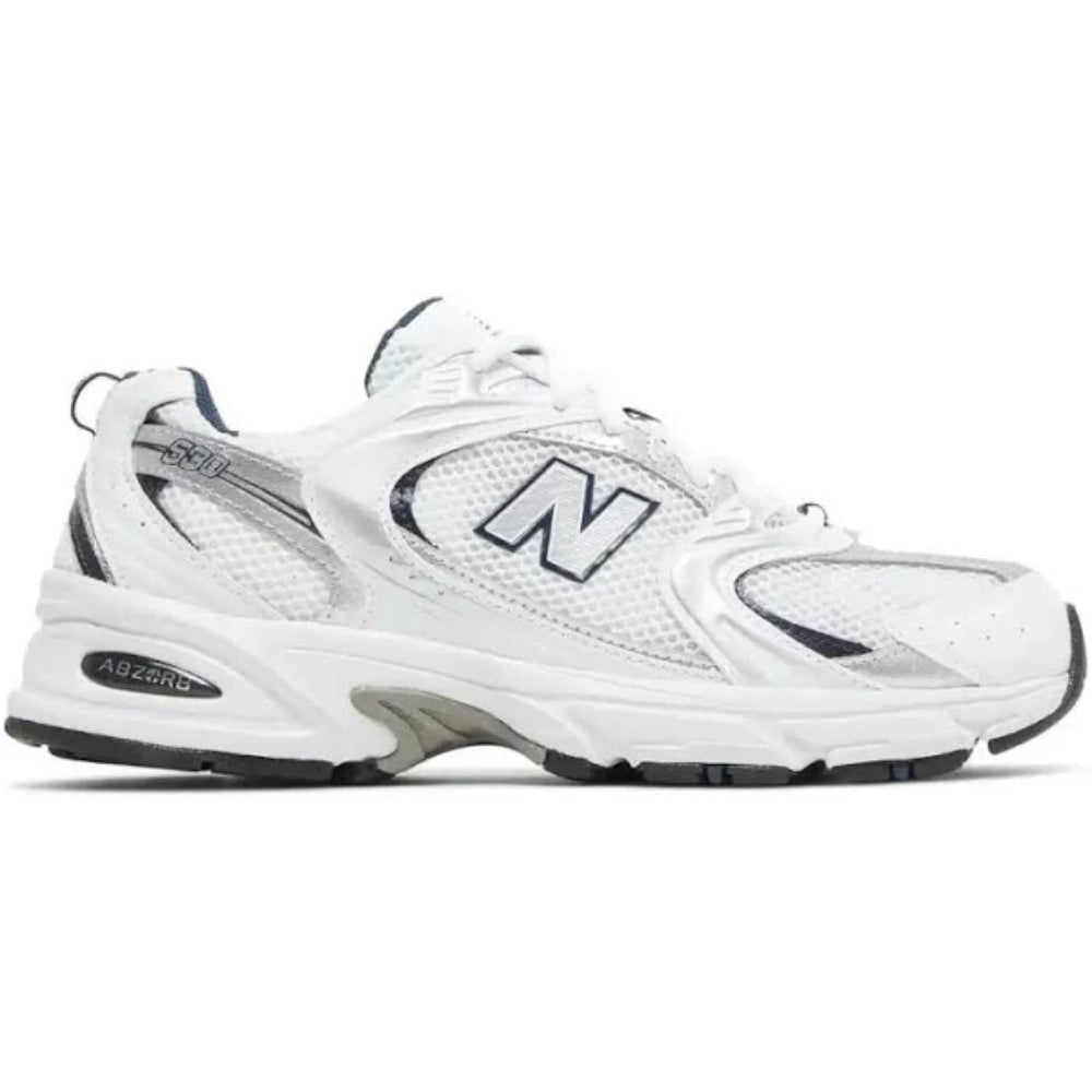 New Balance 530 White Silver Navy