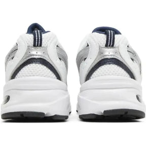 New Balance 530 White Silver Navy