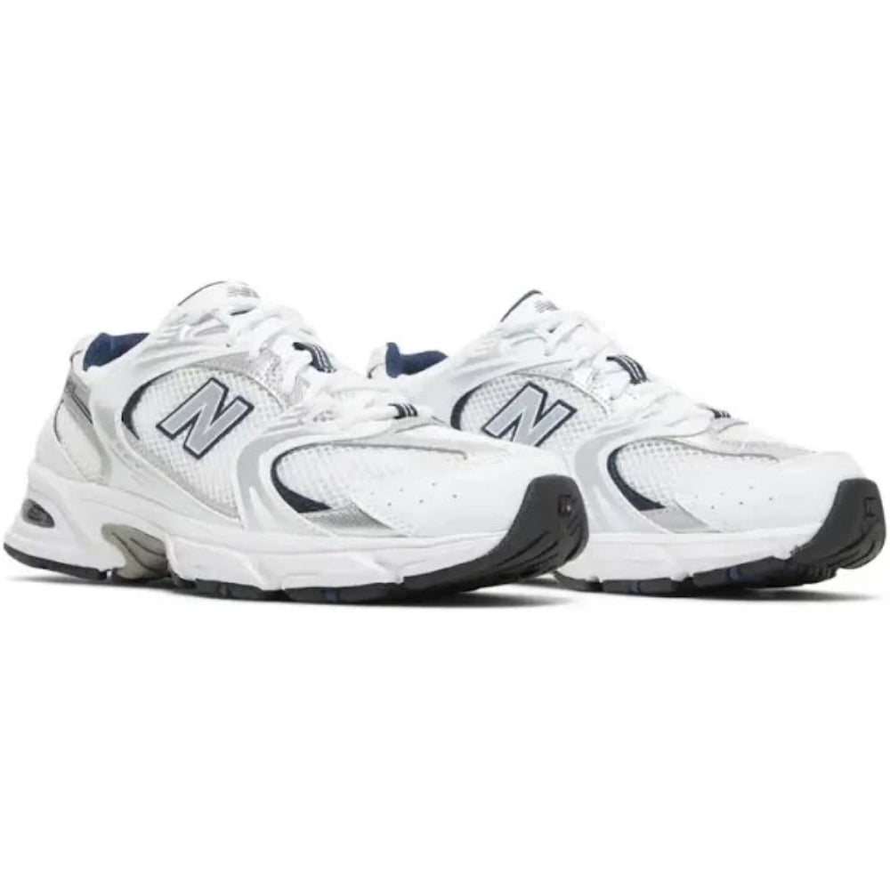 New Balance 530 White Silver Navy